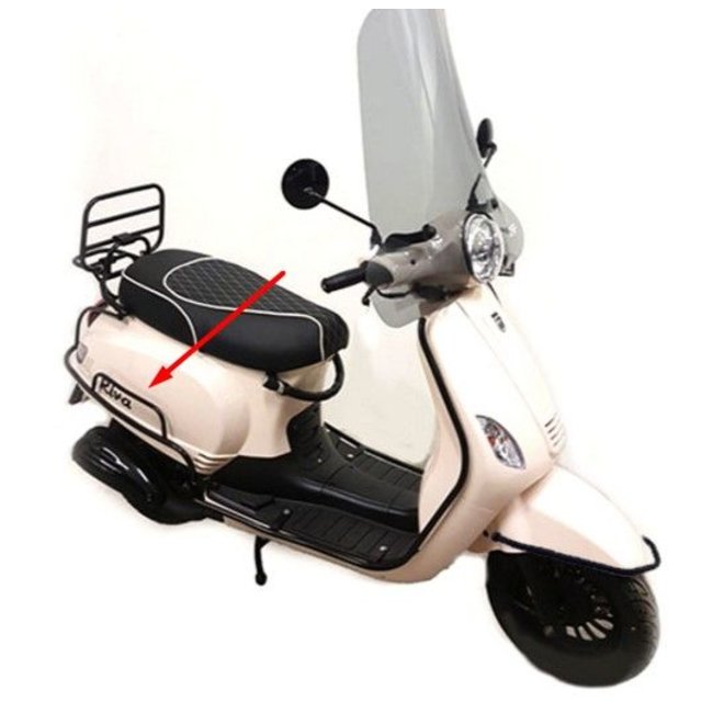 RSO Rear bumper MAT BLACK RSO Sense/Napoli/Riva/VX50/Maple-2/vespa-look