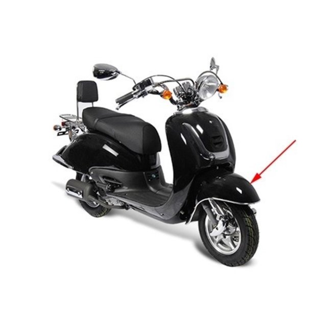 Front fender grande retro black