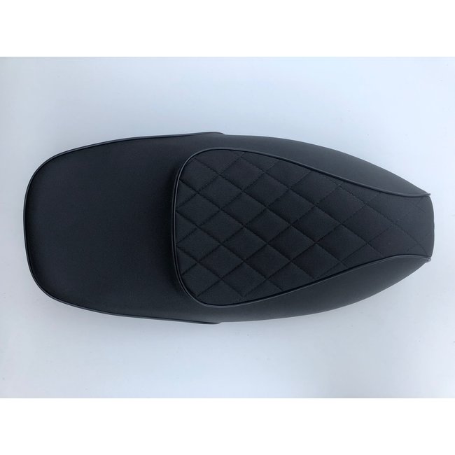 RSO Buddyseat/ zadel zwart ruit RSO Sense/vx50/Riva/vespelini/Vespa-look