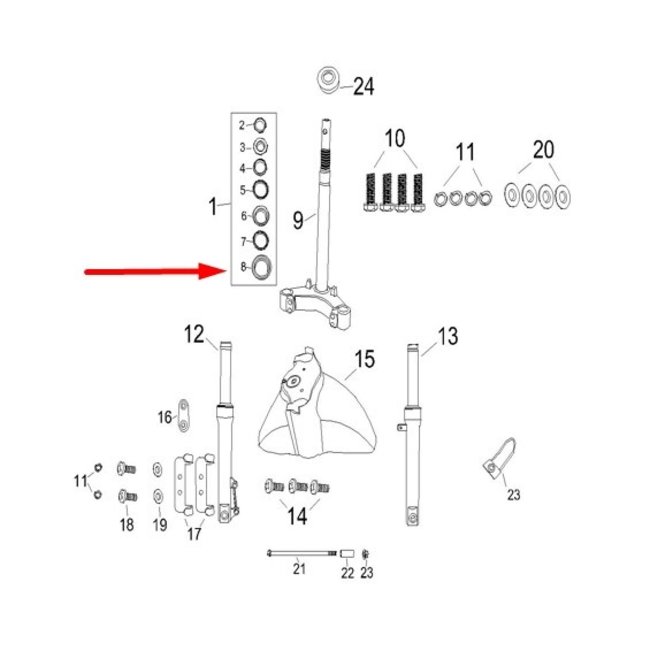 RSO Conus RSO Sense/Riva (S)/VX50(S)/Vespa-look