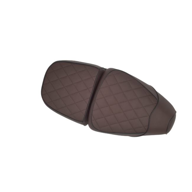 RSO Zadel Bruin ruit motief duo-seat RSO Sense/Vx50/Riva/ vespelini/ vespa-look
