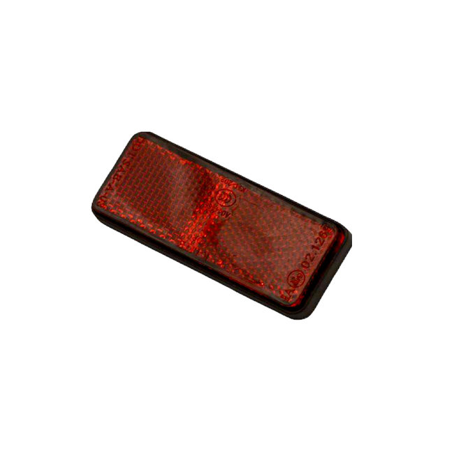 Reflector elongated red