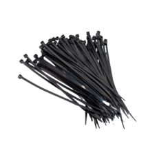 Cable Ties/ ty-rap Black 4,8x 200mm 100st
