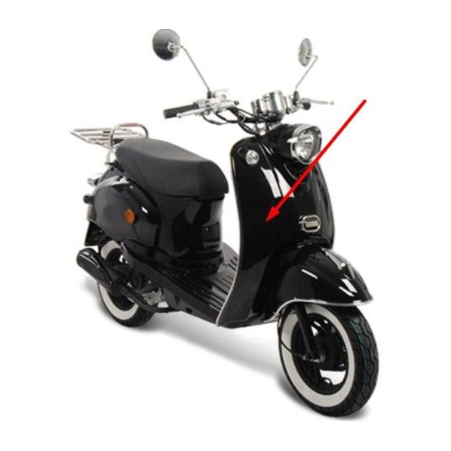 Front cover antracithe/ mat zwart  san remo / New Flash/ Pico