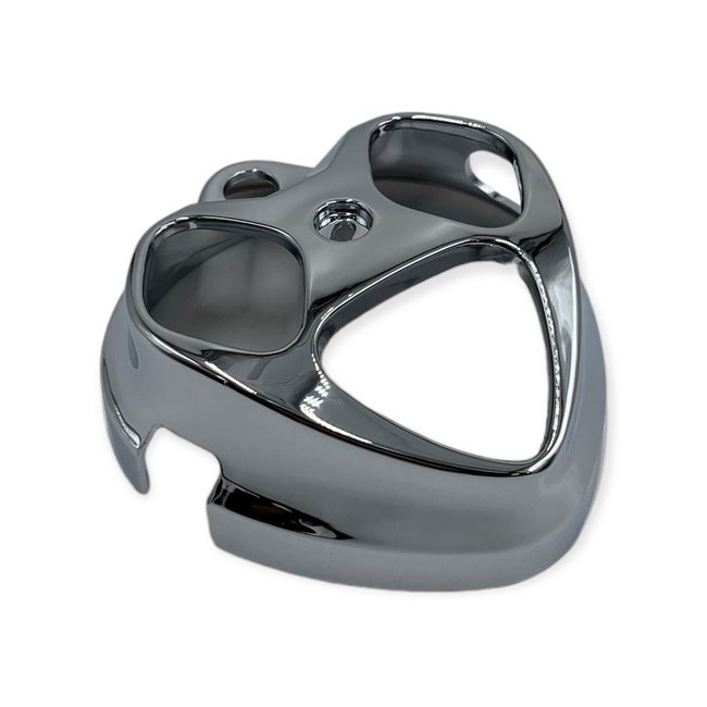 Chromen stuurplaat cover San Remo/ New flash/ Dolce vita/ Trendy/ Pico