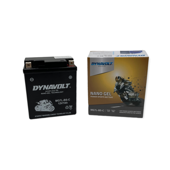 Battery Dynavolt Nano-Gel MG7L-BS-C (DTX7L-BS/ YTX7L-BS ...