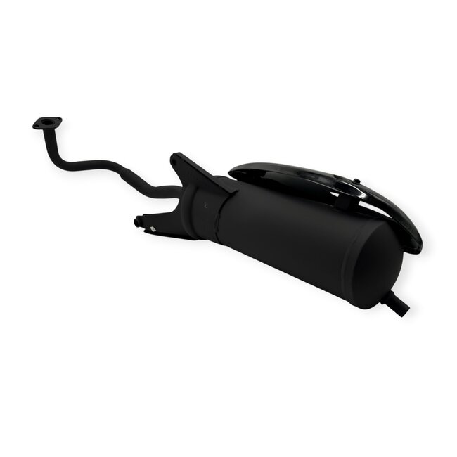 Uitlaat Agm VX50(S)/ btc Riva (S) / Iva Lux/ Senzo rivalux/ La souris sourini   met zwart hitteschild