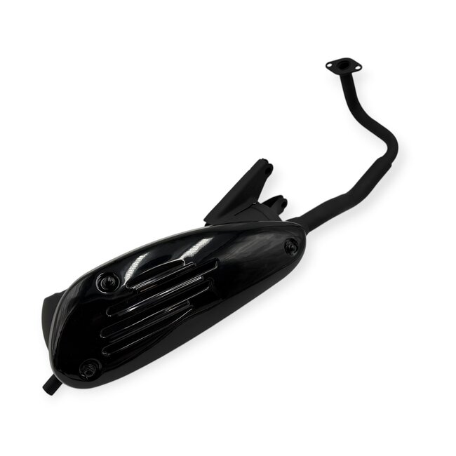 Uitlaat Agm VX50(S)/ btc Riva (S) / Iva Lux/ Senzo rivalux/ La souris sourini   met zwart hitteschild