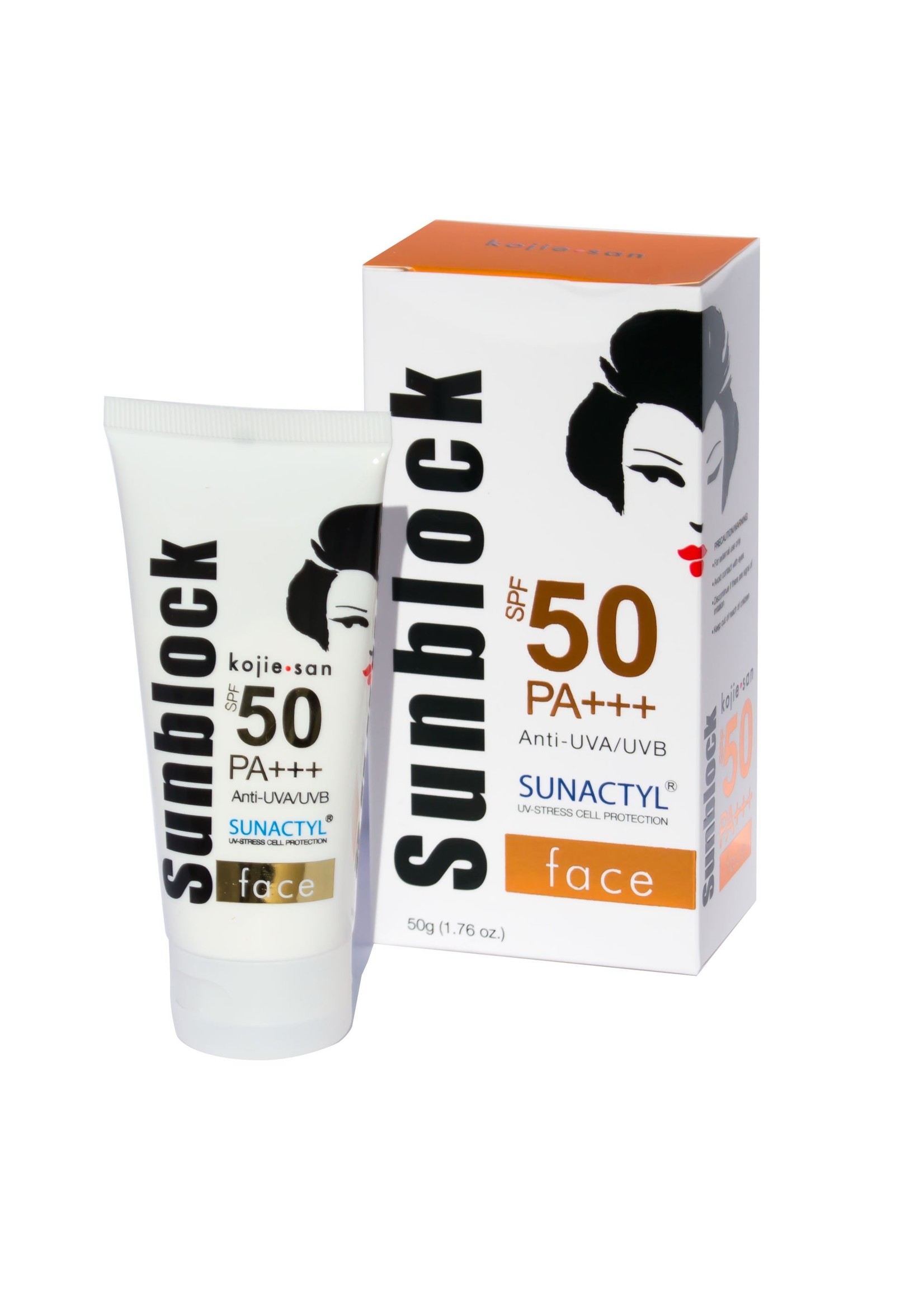 Kojie San Face Sunblock SPF 50 PA+++ 50 grammes