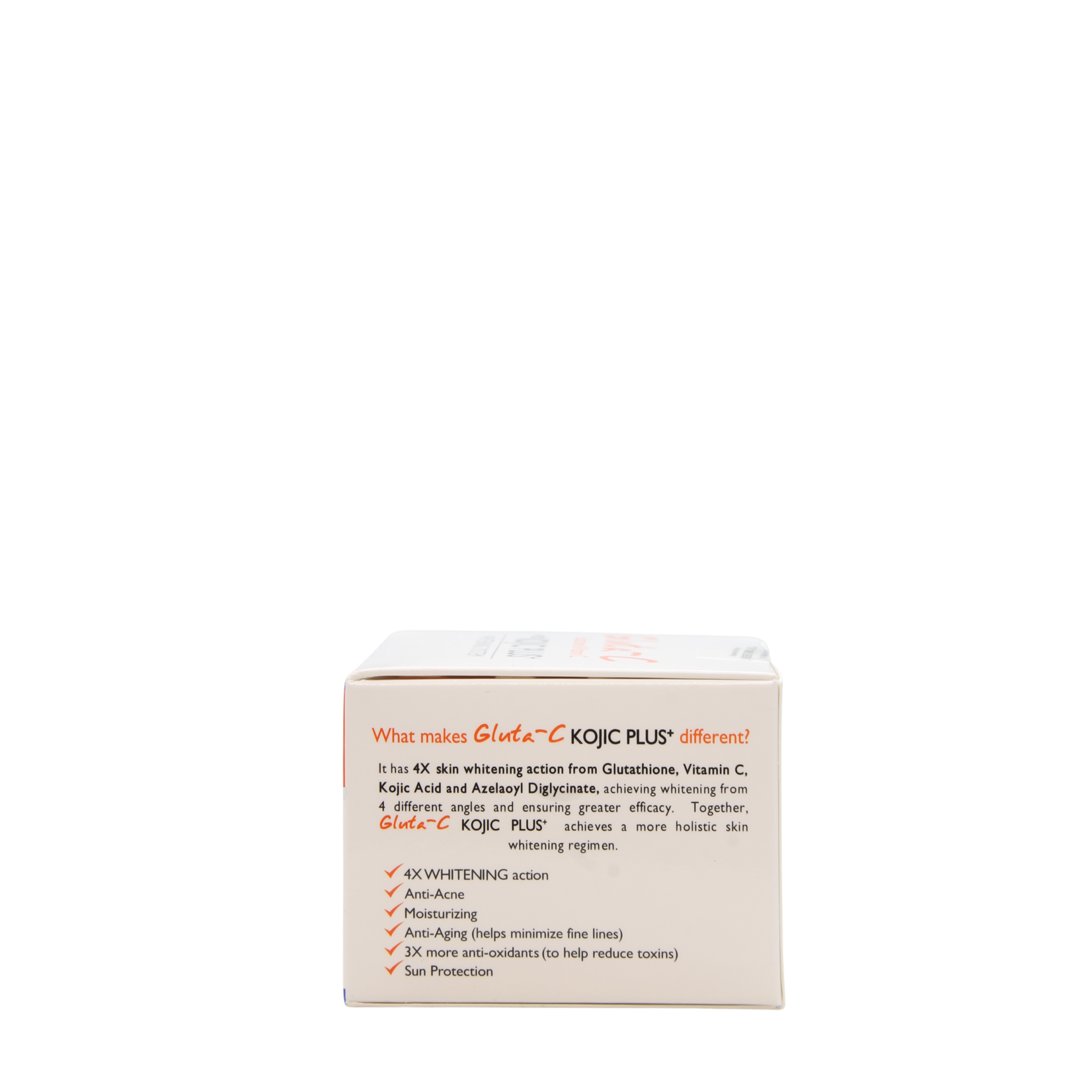 Gluta-C, voor een lichte, stralende en zachte huid! Crème éclaircissante visage et cou Gluta-C 4x SPF30 – 25 g – Anti-taches pigmentaires – Anti-taches brunes – Unifie le teint – Anti-âge – Crème de jour hydratante – Protection solaire