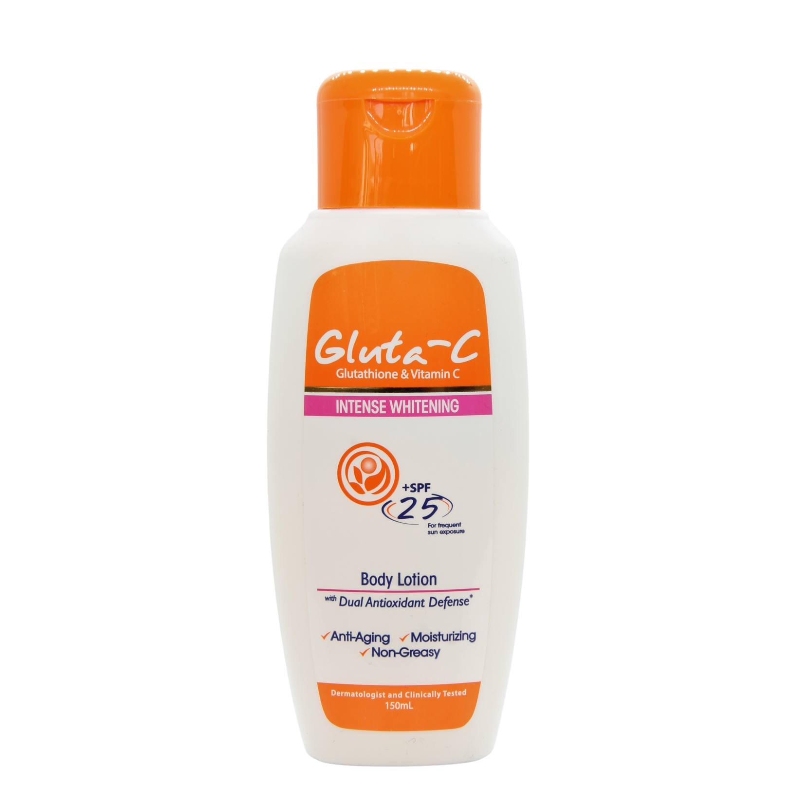 Gluta-C, voor een lichte, stralende en zachte huid! Gluta-C Intense anti-pigment bodylotion SPF25 150gr