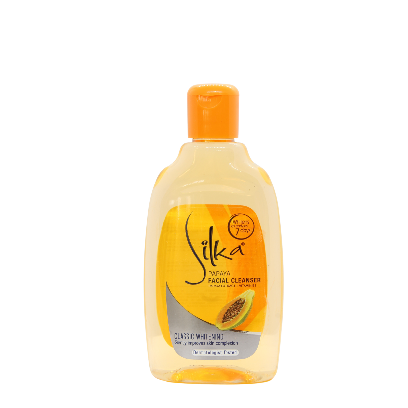 Silka, Al na zeven dagen een lichtere huid! Silka skin lightening facial cleanser 150ml