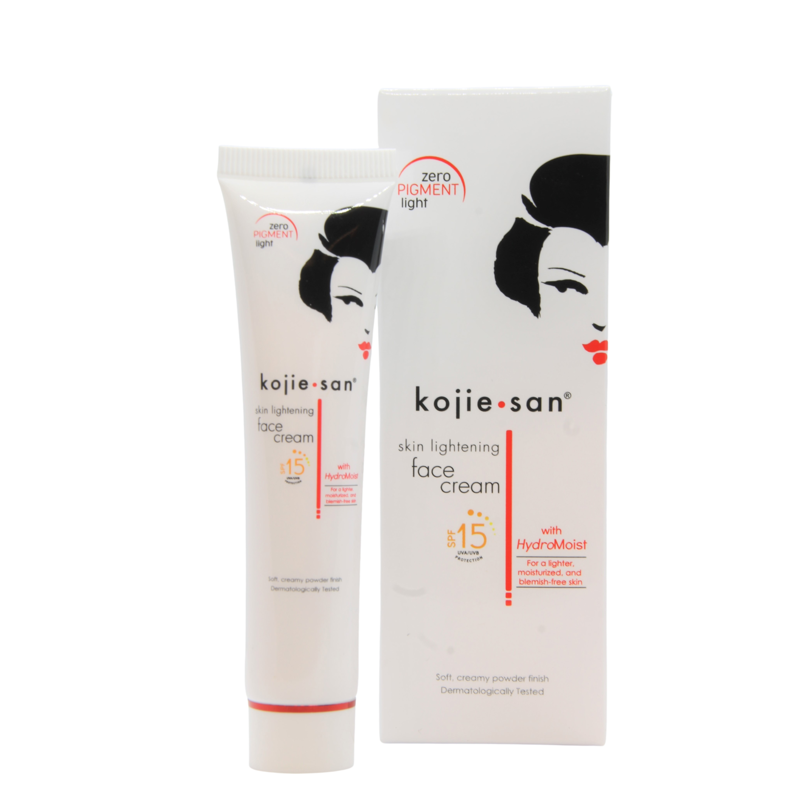 Kojie San, nummer één in anti-pigment producten! Kojie San crème éclaircissante pour le visage SPF15, 22 gr