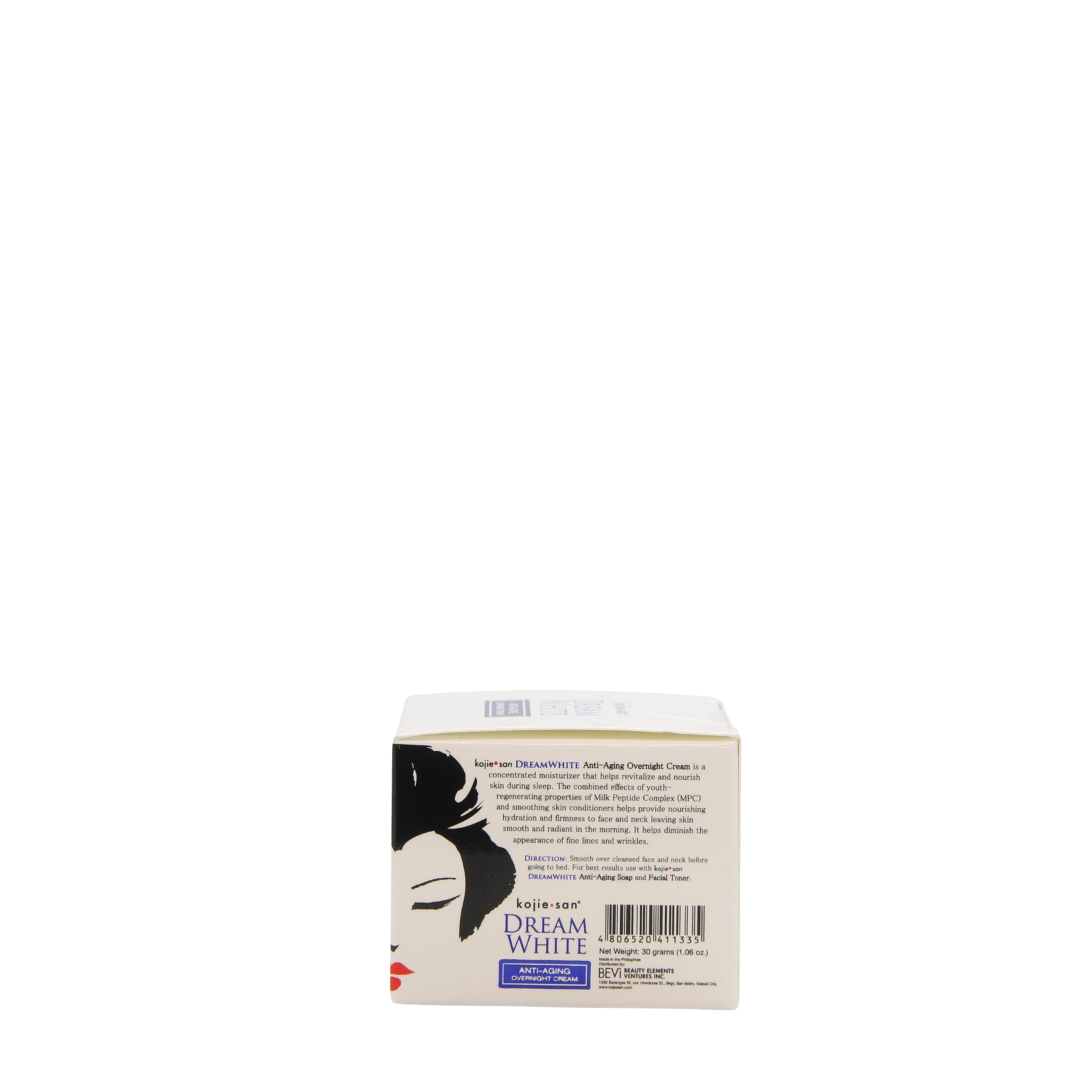 Kojie San, nummer één in anti-pigment producten! Crème de nuit anti-âge Kojie San Dream White – 30 g – Crème éclaircissante pour le visage – Anti-taches pigmentaires – Élimine les taches brunes – Unifie le teint – Hydrate et nourrit – Soin du visage à l'acide kojique