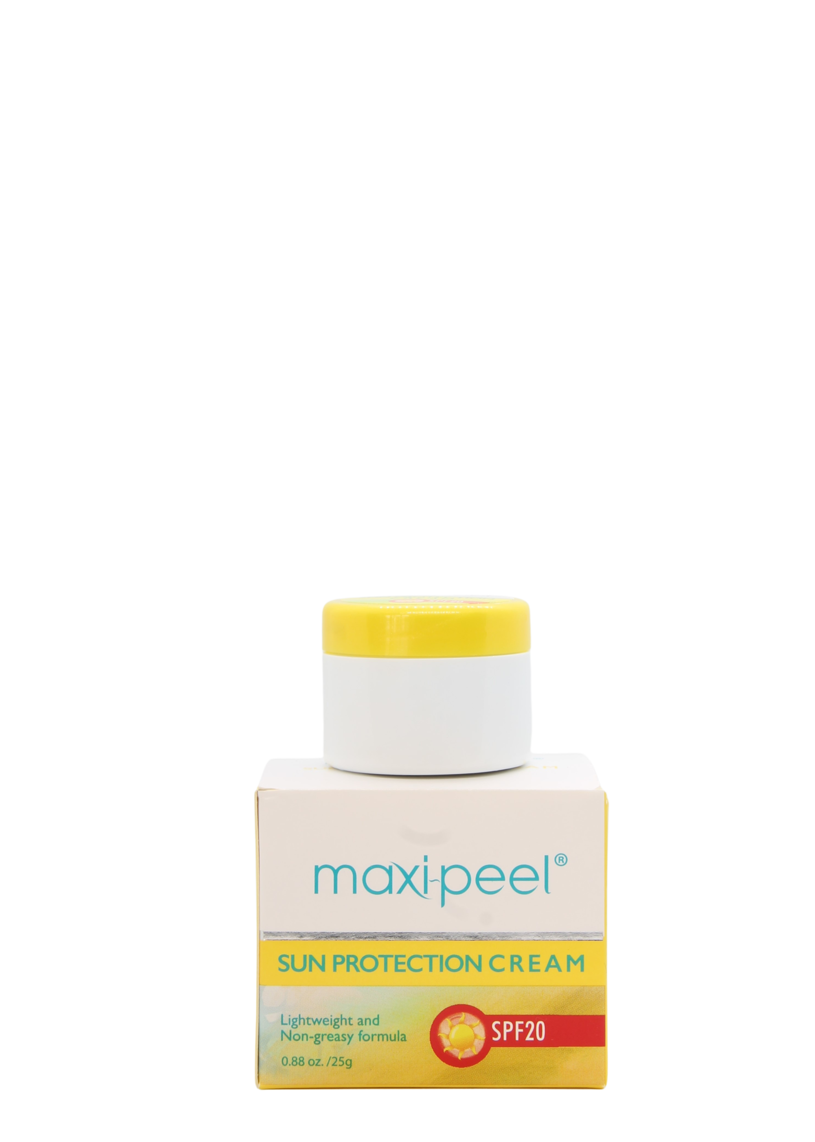 Maxi-Peel zonnebrand crème  SPF20 , 25gr