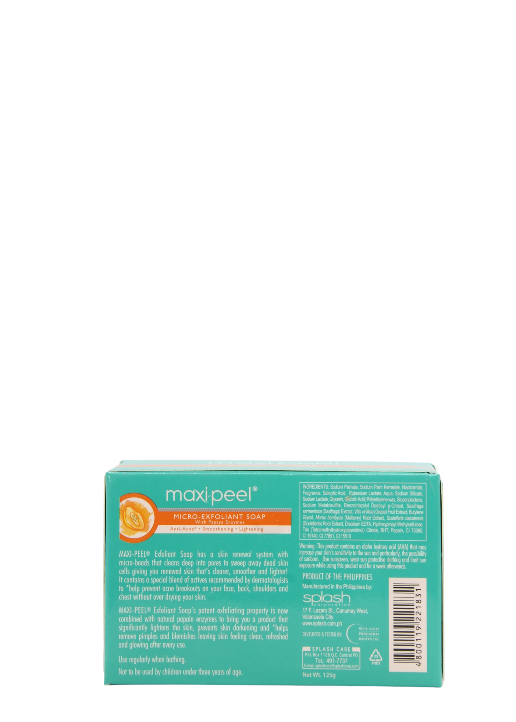 Maxi-Peel micro exfoliating soap 135gr