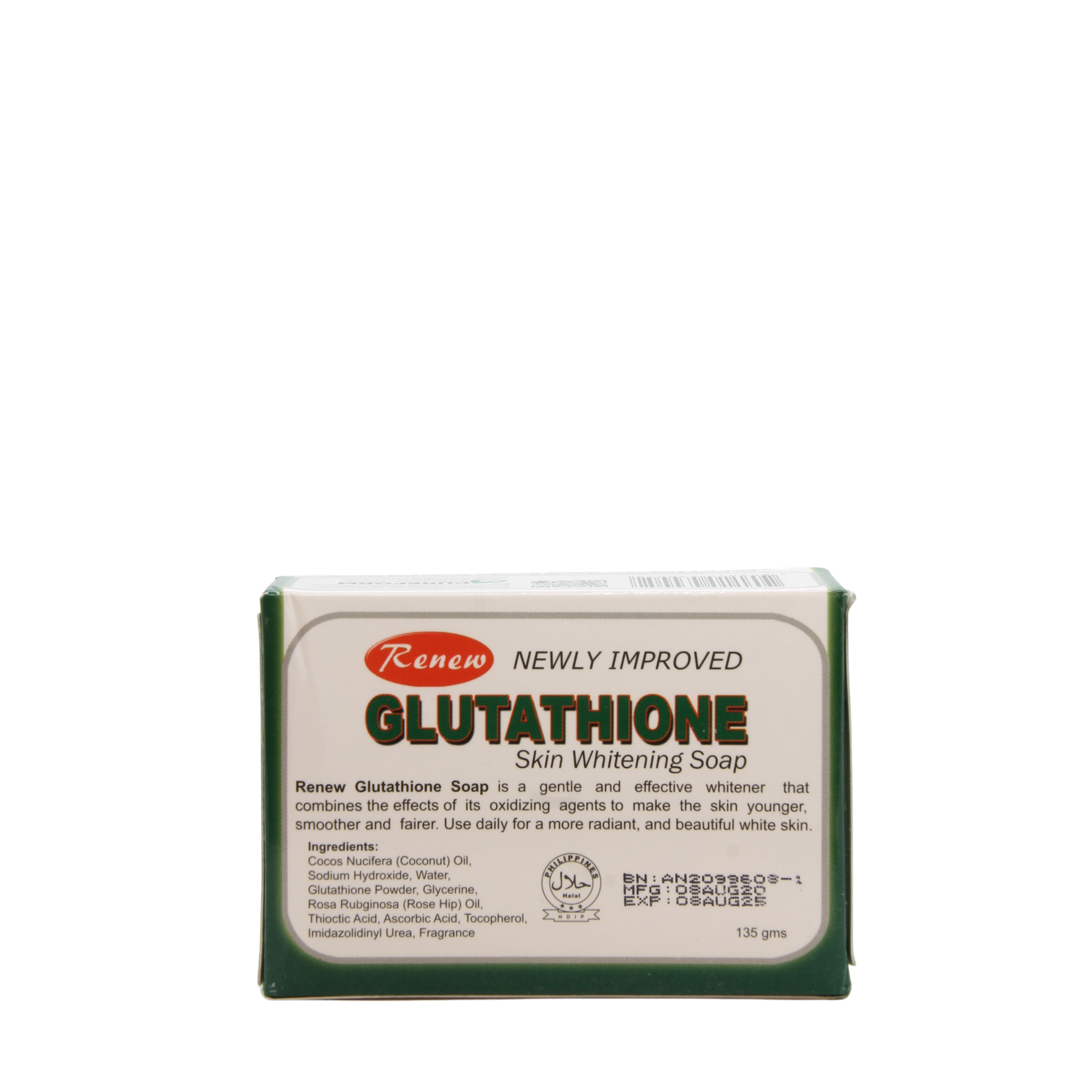 Renew Glutathione Skin Lightening Zeep 135 gr