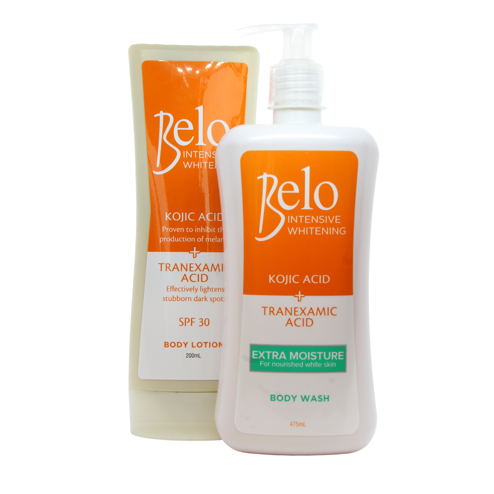 Belo, Vakkundig samengesteld om jouw unieke schoonheid te laten zien! Belo Intens skin lightening body lotion en body wash