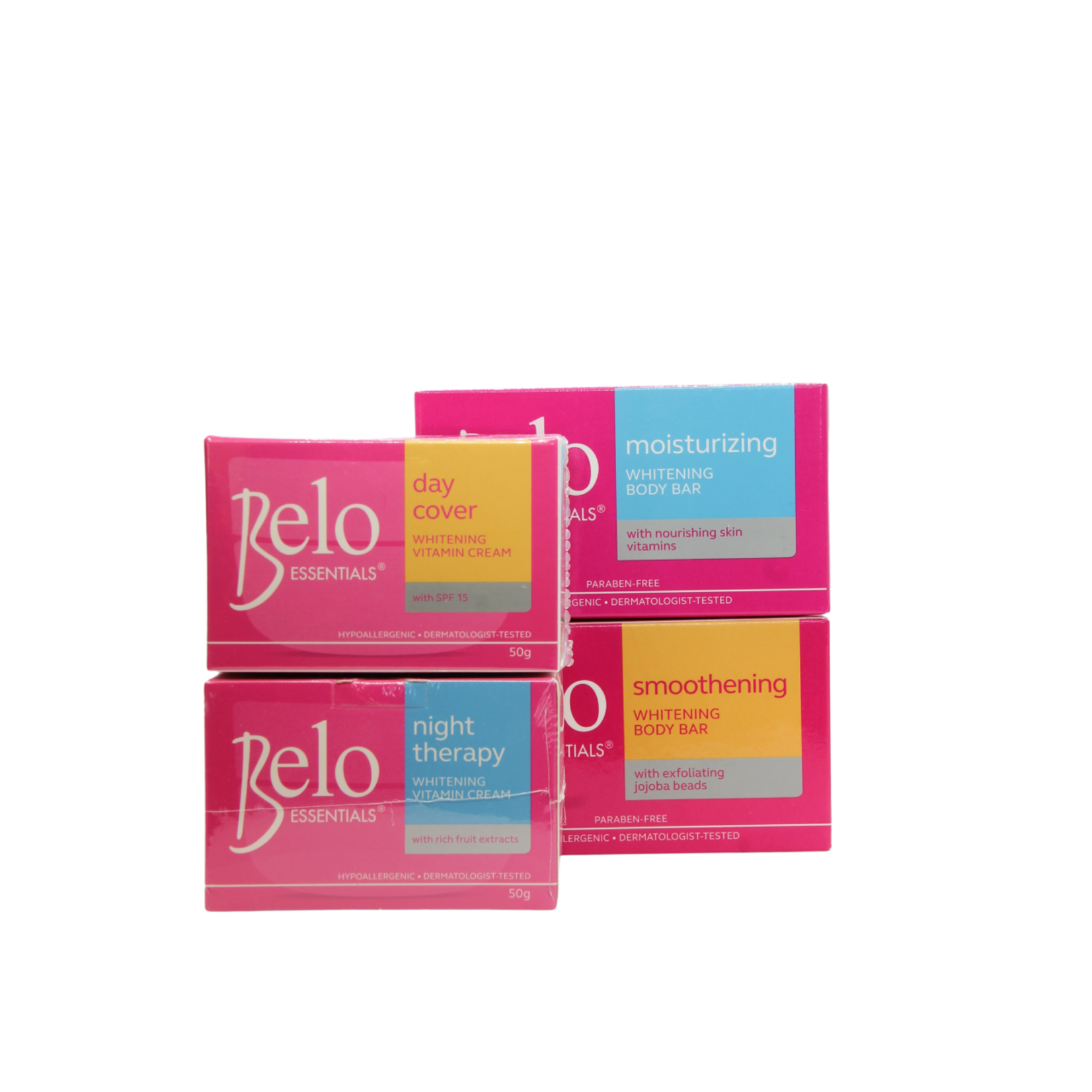Belo, Vakkundig samengesteld om jouw unieke schoonheid te laten zien! Belo day and night advantage package 4 pieces