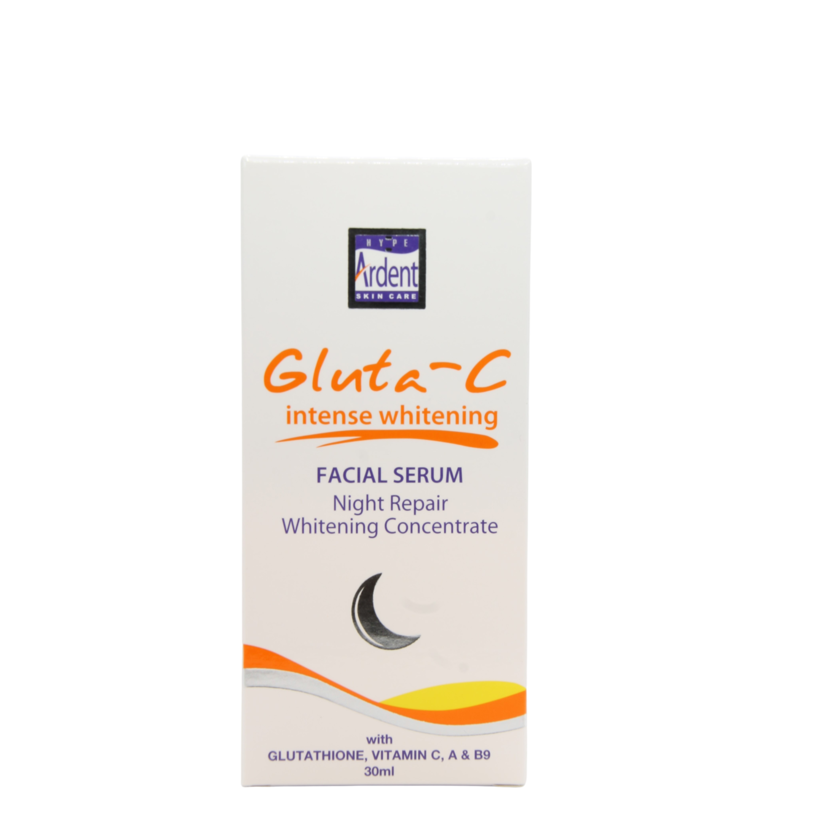 Gluta-C, voor een lichte, stralende en zachte huid! Sérum Visage Éclaircissant Gluta C Réparateur de Nuit associé à la crème de jour Gluta-C 30 ml