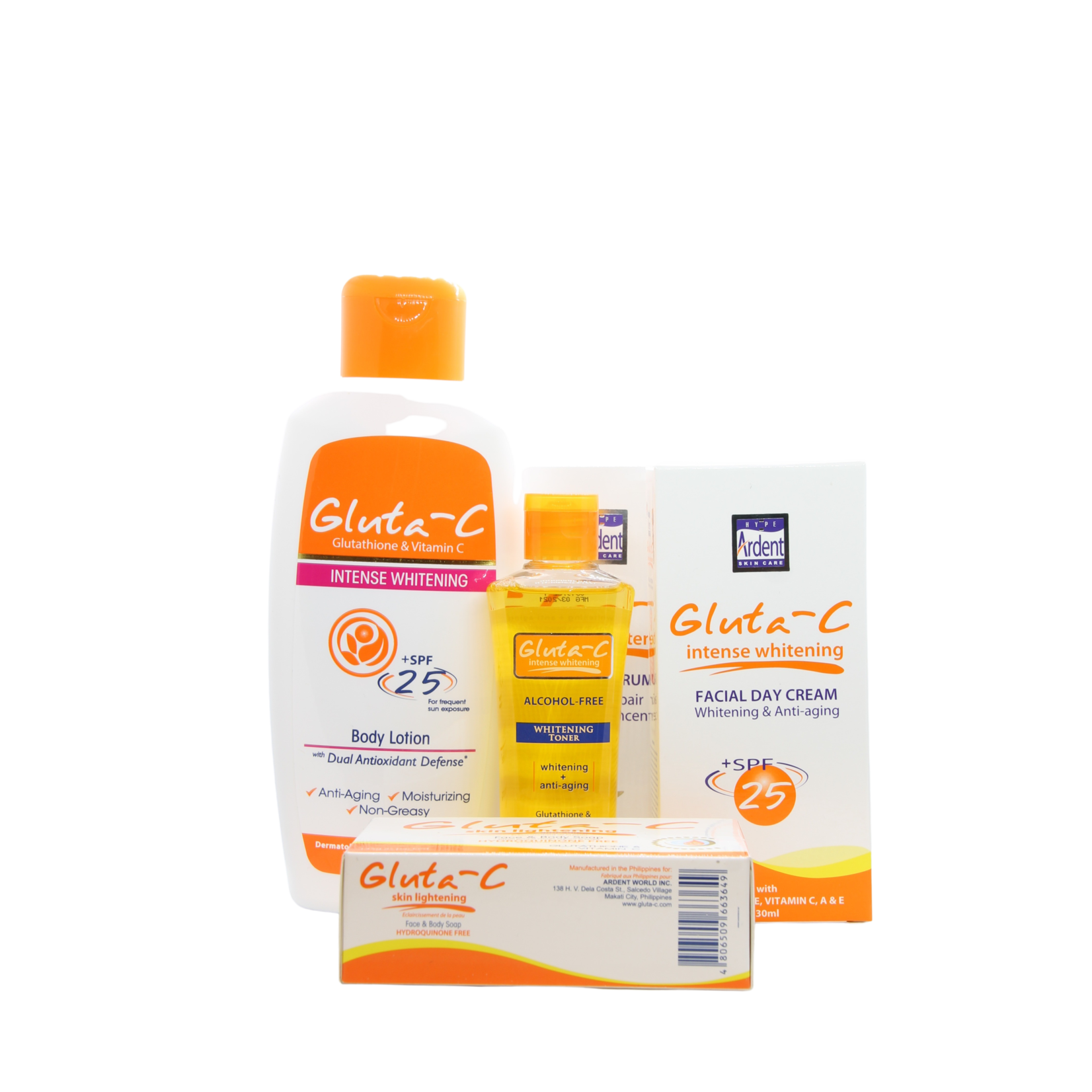 Gluta-C, voor een lichte, stralende en zachte huid! Paquet réduit Gluta-C grand, 5 articles