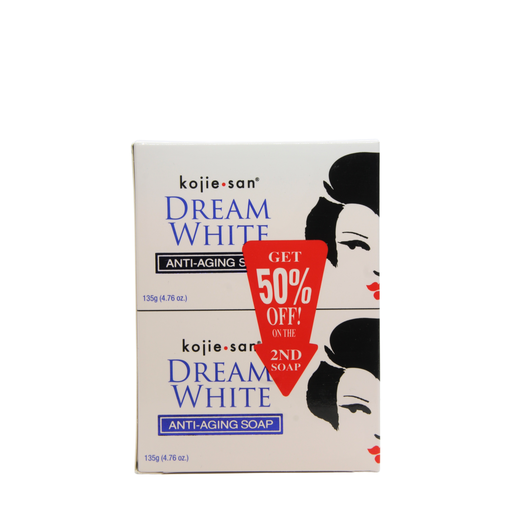 Kojie San, nummer één in anti-pigment producten! Savon blanc Kojie San Dream, 2 x 135 grammes