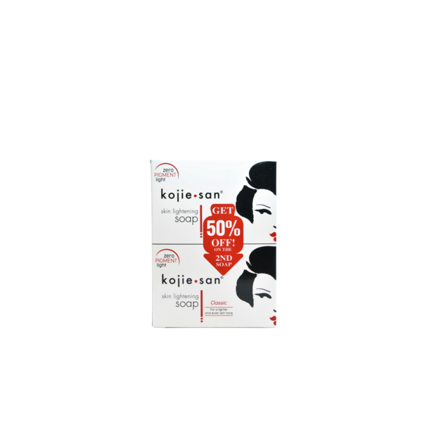 Savon Éclaircissant Kojie San à L'acide Kojic – Lot De 2 Savons Orange, Naturel Et Hydratant Pour Tout Type De Peau