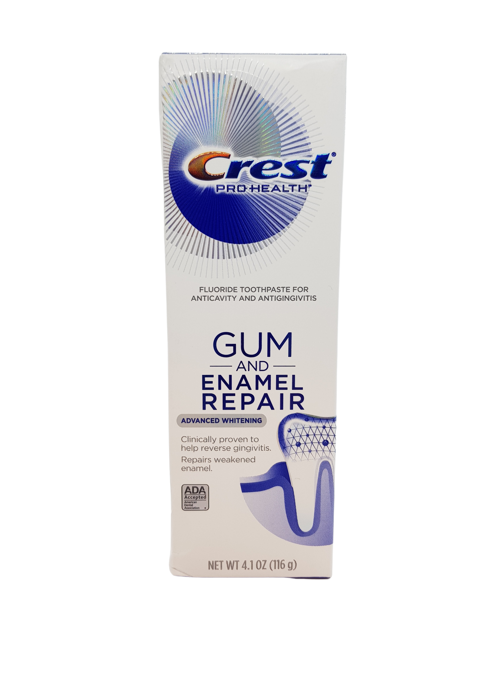 Crest Pro health toothpaste for gums and enamel recovery