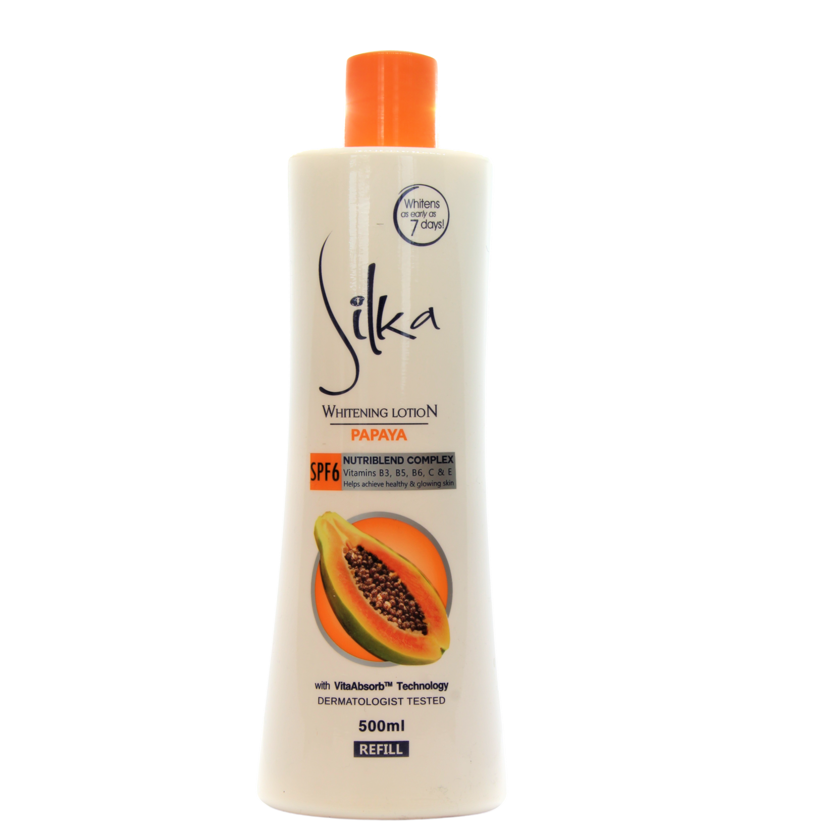 Silka, Al na zeven dagen een lichtere huid! Ensemble de bienfaits pour la douche Silka (After) (3 produits)