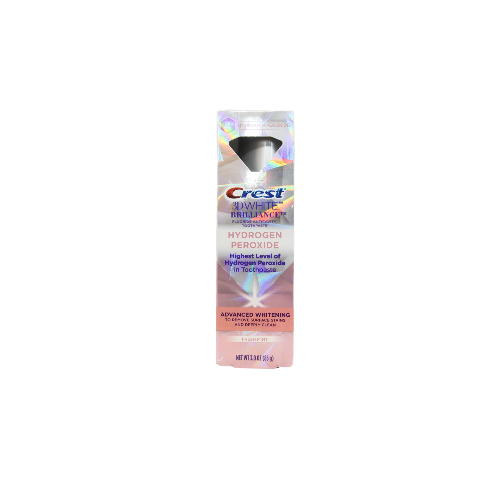Crest 3DWhite Hydrogen Perioxide toothpaste 85 grams