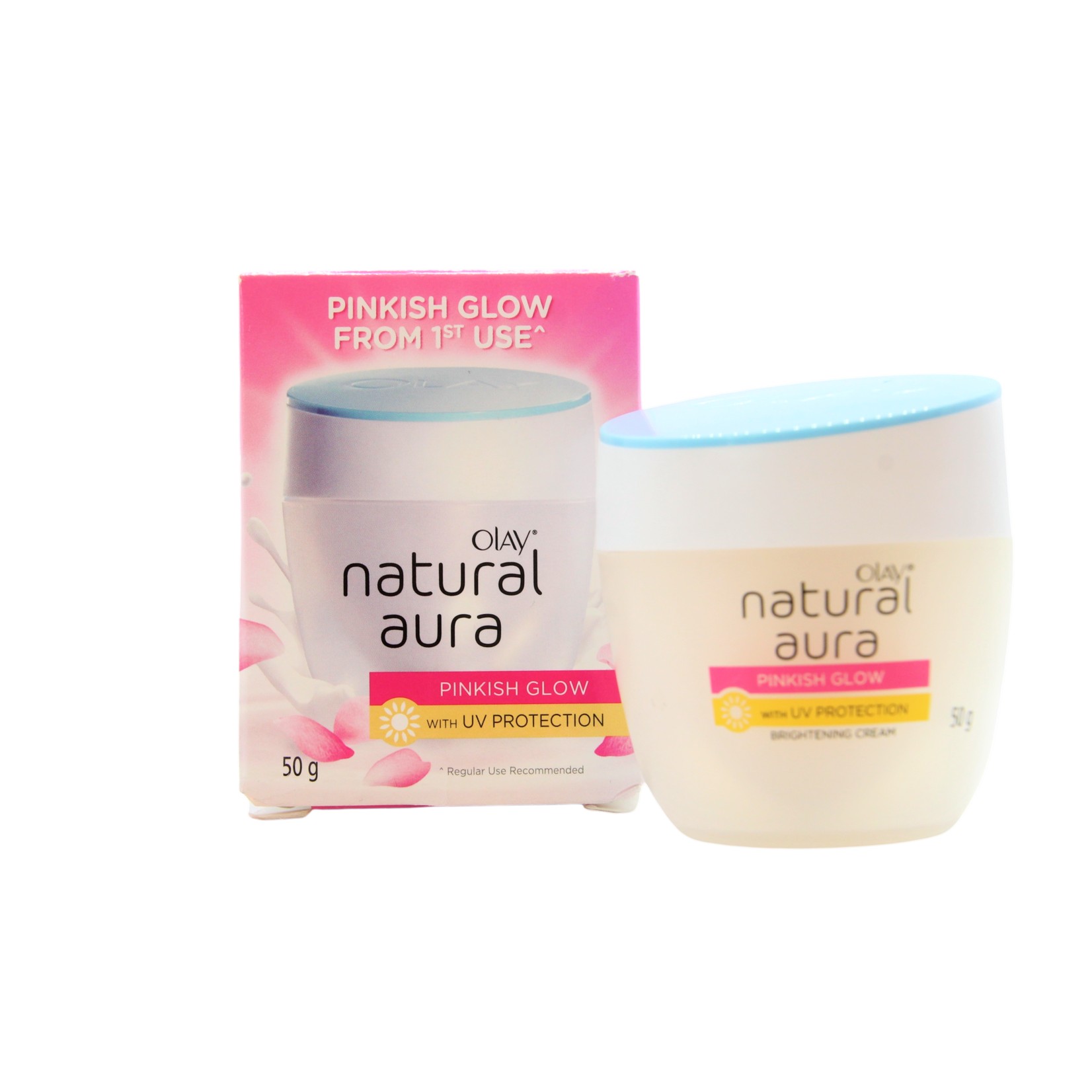 Olay Olay Natural Aura Pinkish glow cream with UV protection, 50 grams