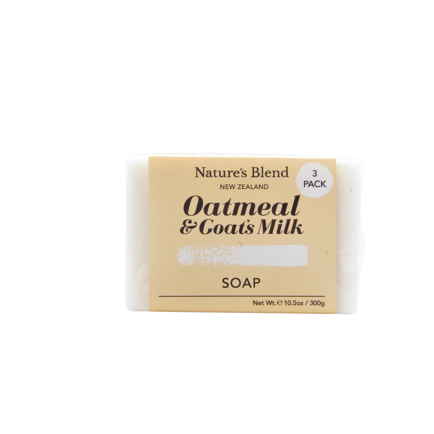 Overige Merken Nature's Blend Oatmeal & Goats's Milk Soap, 3 x 100 grams