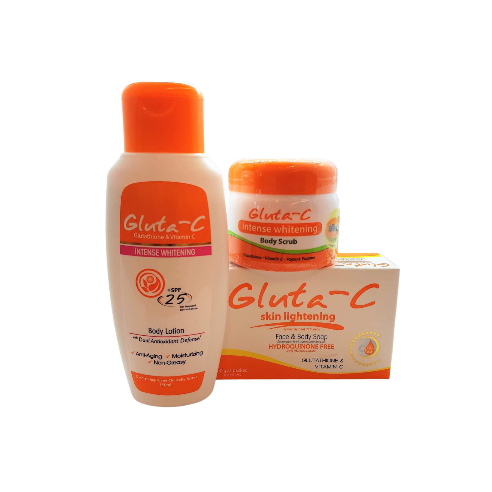 Gluta-C, voor een lichte, stralende en zachte huid! Forfait Gluta C Light et Blanchiment