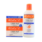 Gluta-C, voor een lichte, stralende en zachte huid! Lotion éclaircissante corps Gluta-C 4x SPF30 150 ml + Savon blanchissant Gluta-C 2 x 60 g – Anti-taches pigmentaires – Anti-taches brunes – Unifie le teint – Coffret éclaircissant – Hydratant et nourrissant – Soins visage et corps