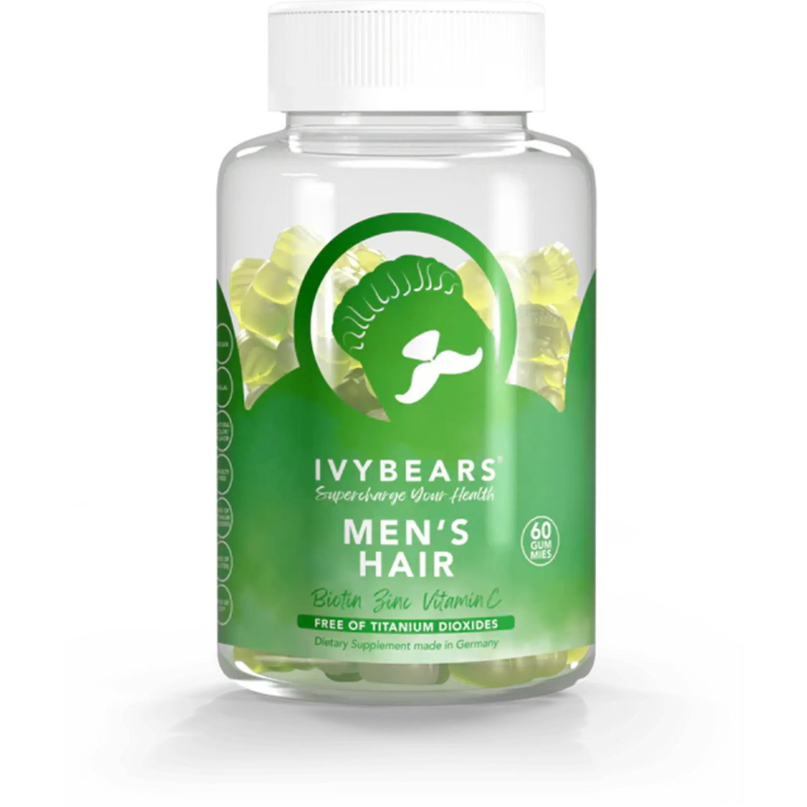 Ivybears Vitamines capillaires pour hommes Ivybears. Boostez votre santé !