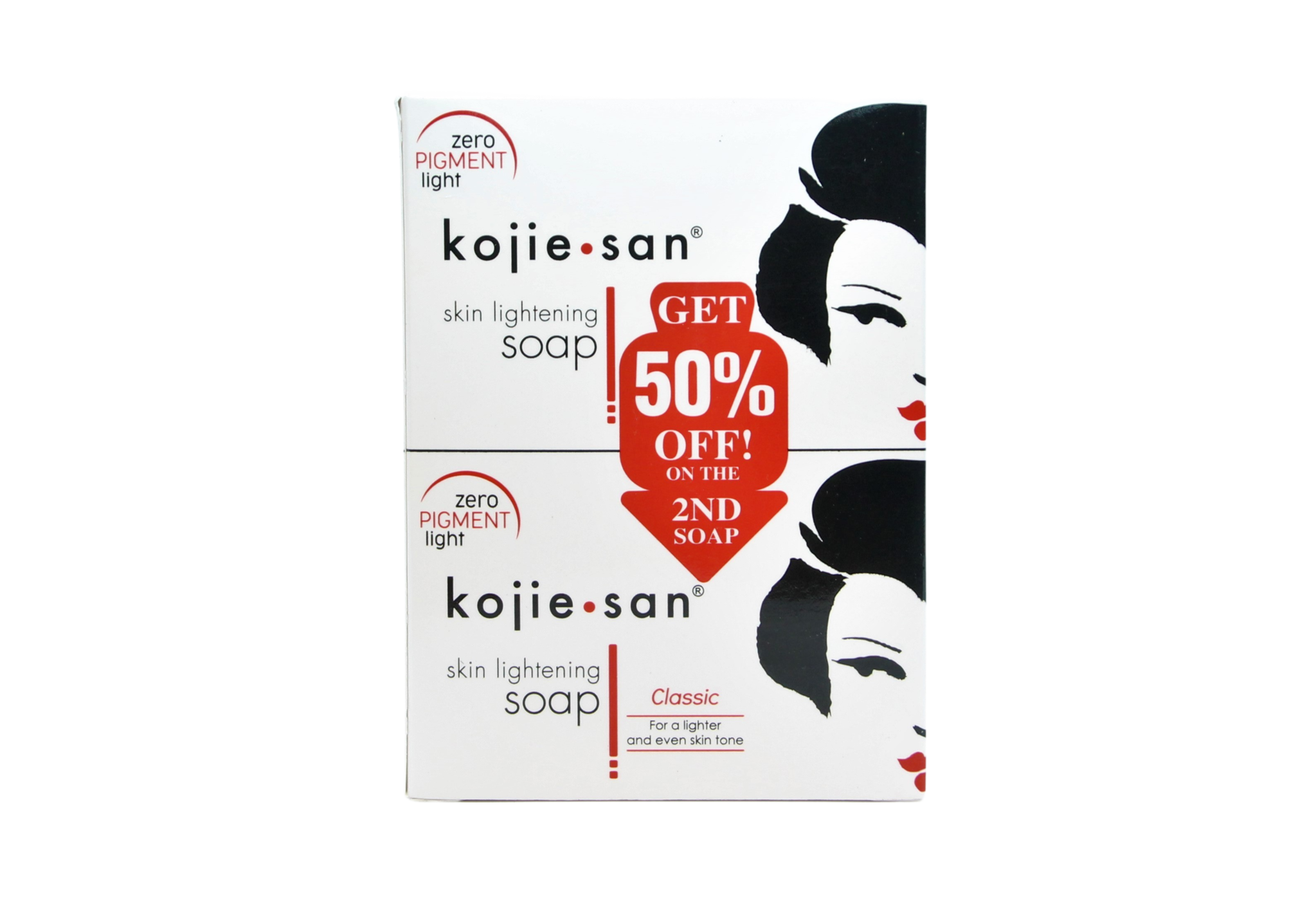 Kojie San skin lightening Soap 2 x 135gr TotaalBeeauty.nl