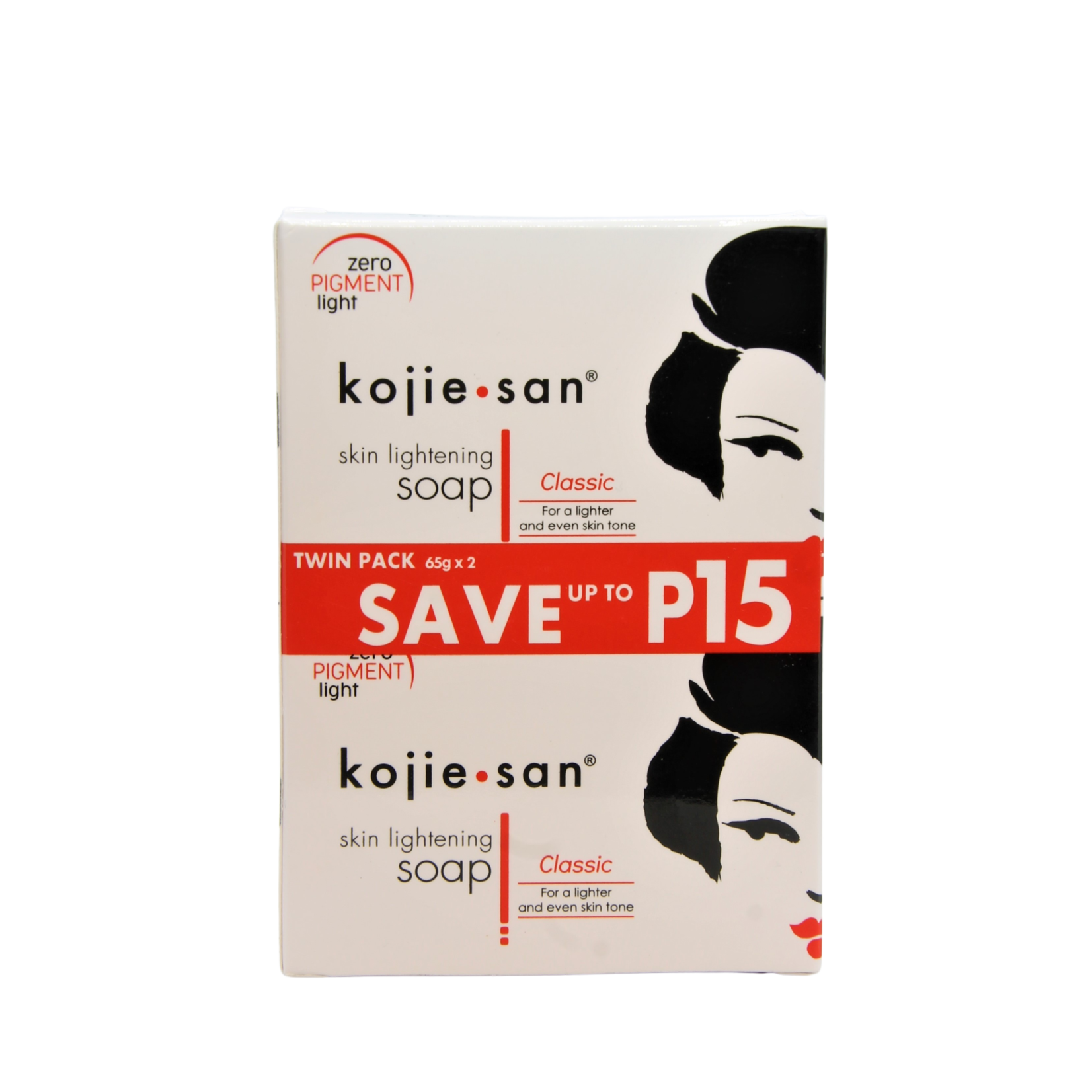 Kojie San, nummer één in anti-pigment producten! Savon éclaircissant pour la peau Kojie San 2 x 65 grammes