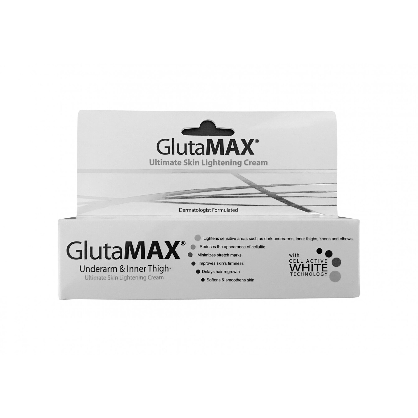 GlutaMAX, voor MAXimaal resultaat tegen pigmentatie! GlutaMAX crème éclaircissante pour les aisselles 30 grammes