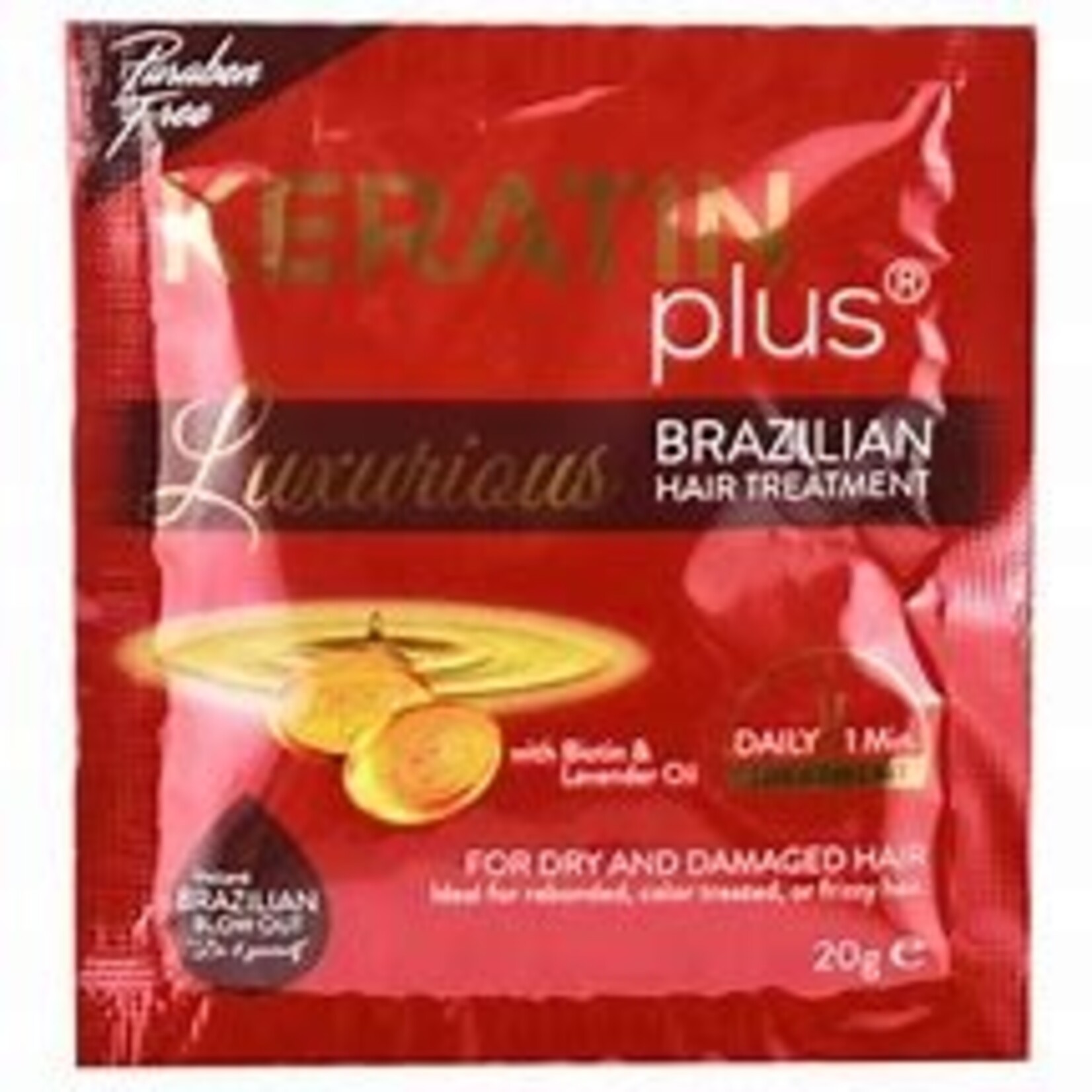 Belo, Vakkundig samengesteld om jouw unieke schoonheid te laten zien! Keratine Plus Intense Brazilian Luxurious Hair Treatment voor droog en beschadigd haar, 6 x 20 ml