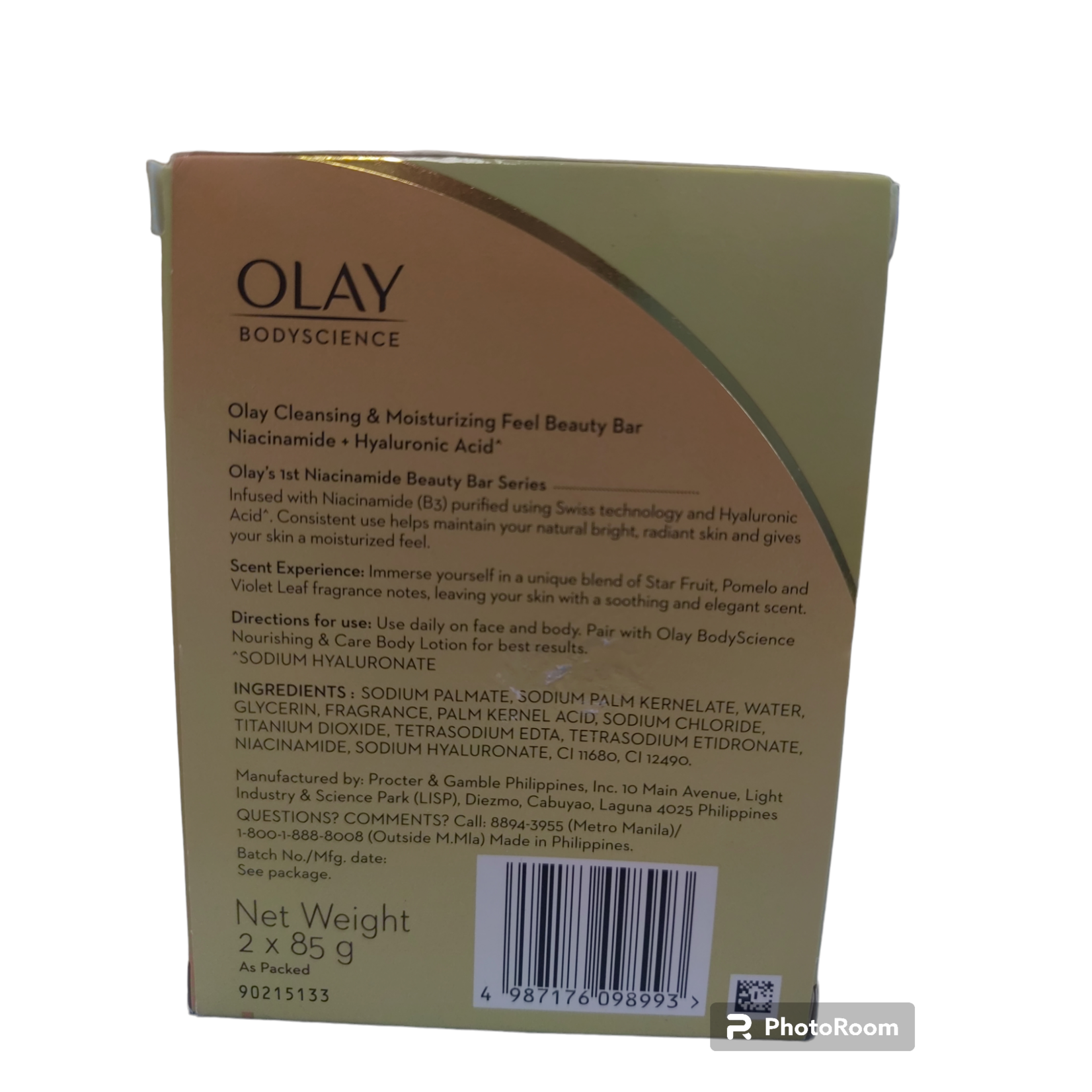 Olay, laat je stralen! Olay Bodyscience B3+ Acide Hyaluronique 2x85 grammes