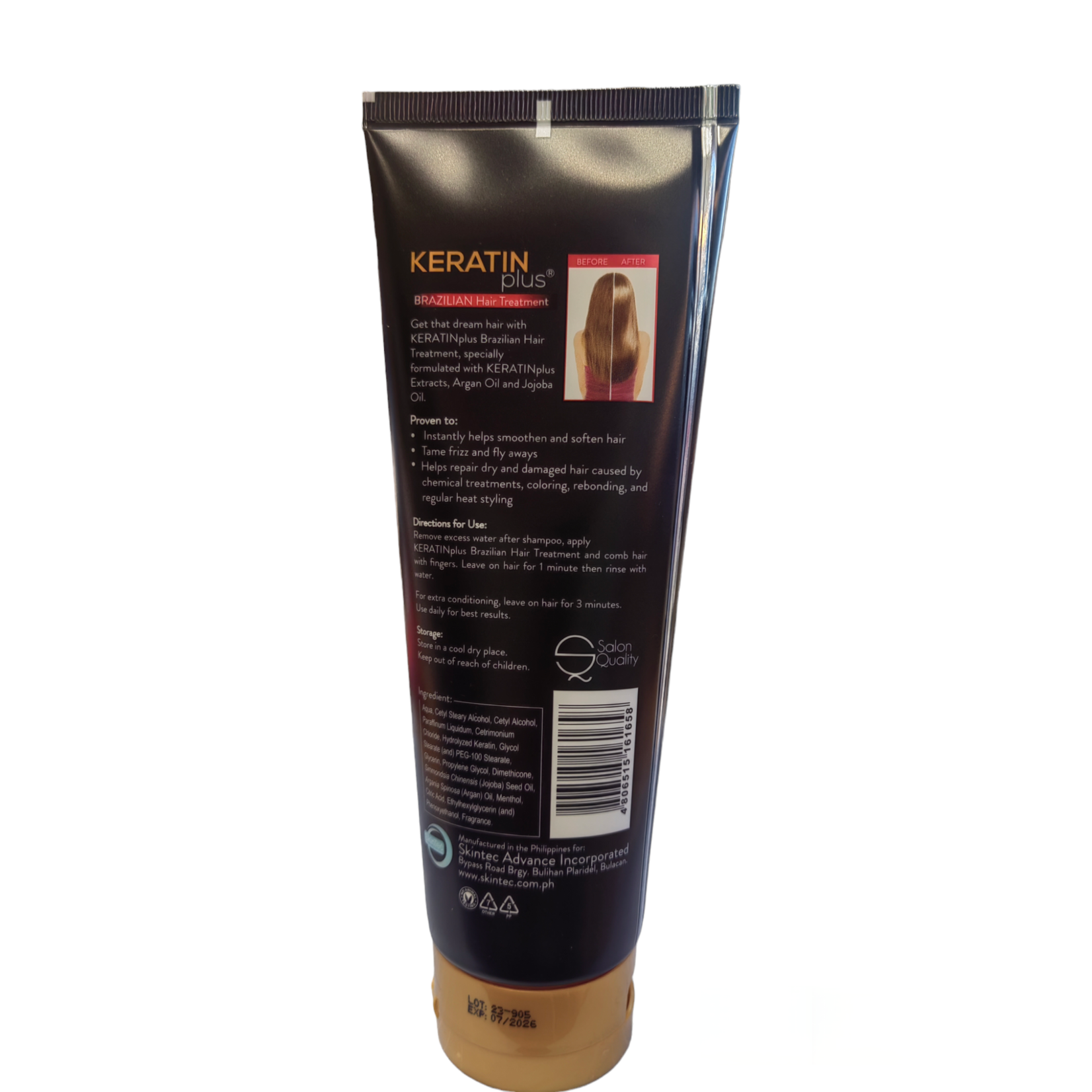 Empress Traitement capillaire brésilien intense Keratin Plus, 200 grammes