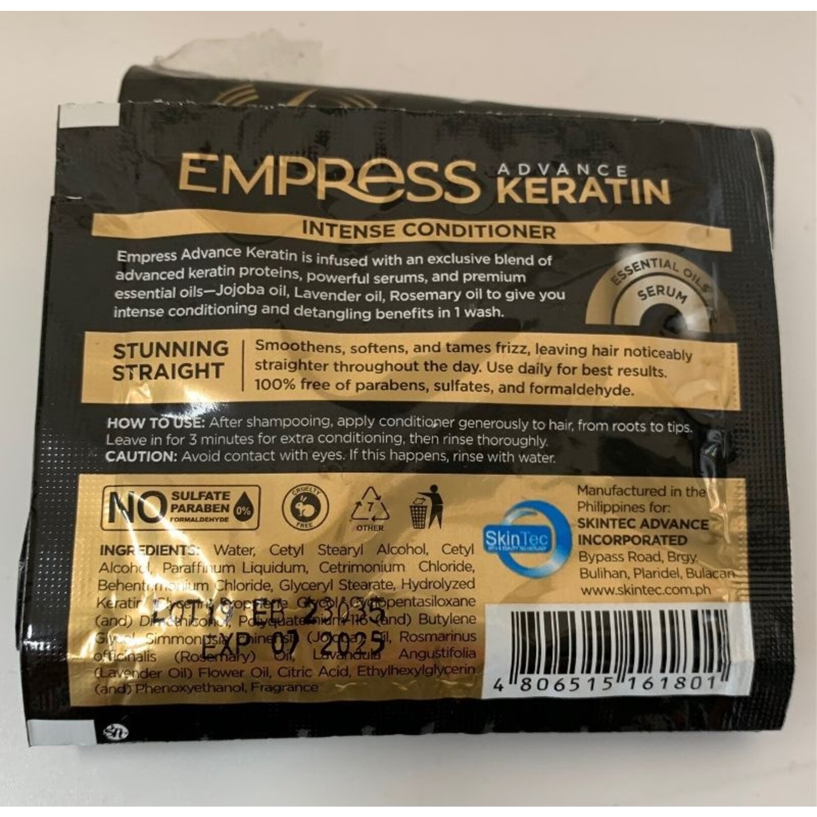 Empress Empress Advance Keratin Conditioner, 12ml FREE