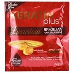 Belo, Vakkundig samengesteld om jouw unieke schoonheid te laten zien! Keratin Plus Traitement capillaire luxueux brésilien intense pour cheveux secs et abîmés, 20 ml GRATUIT