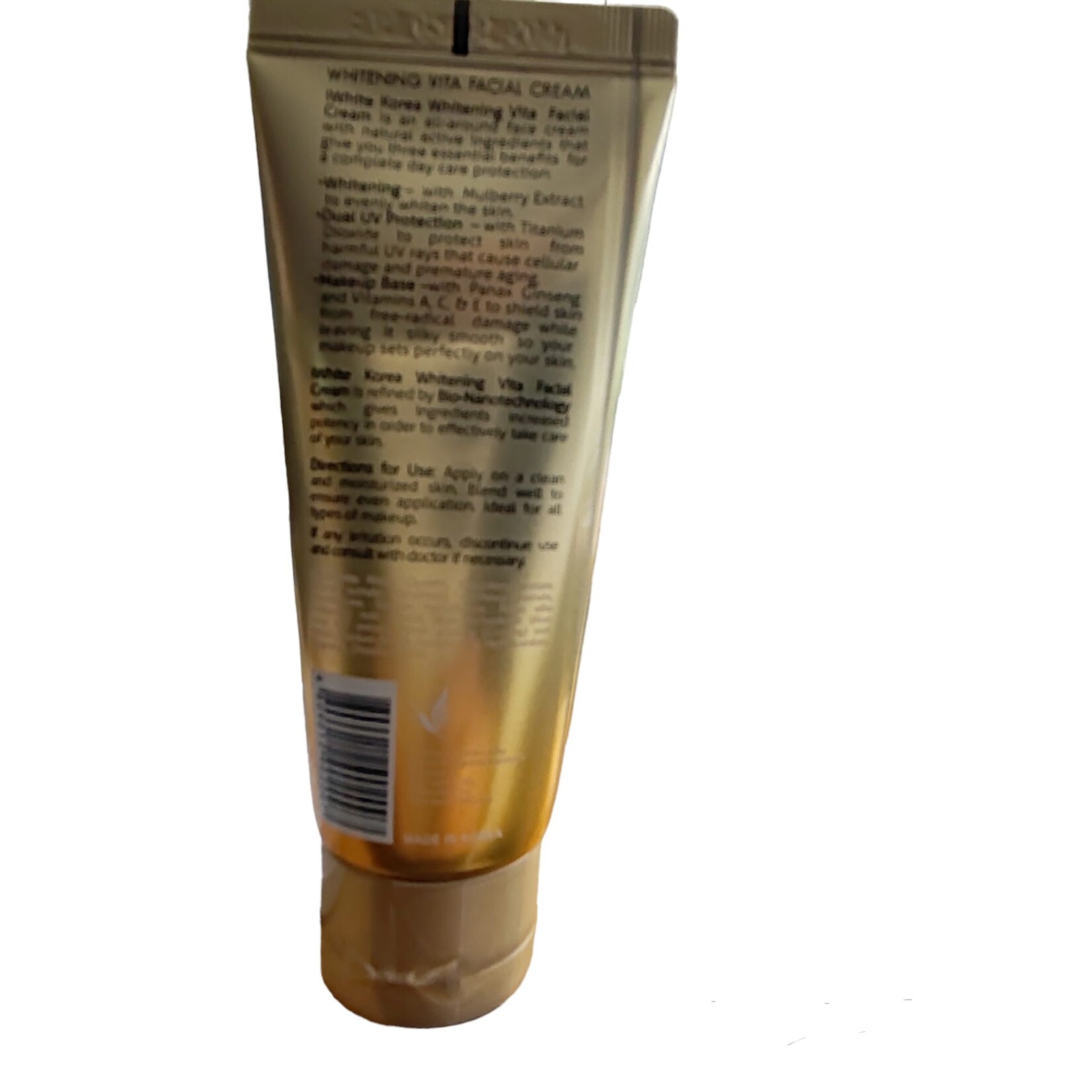 White Korea Crème pour le visage Corée blanche