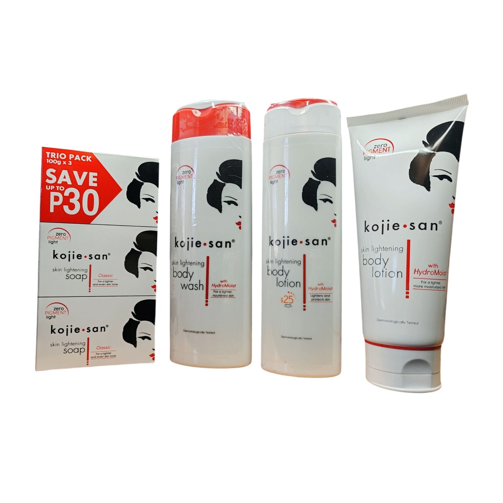 Kojie San, nummer één in anti-pigment producten! Forfait Kojie San Body Advantage (livraison gratuite)