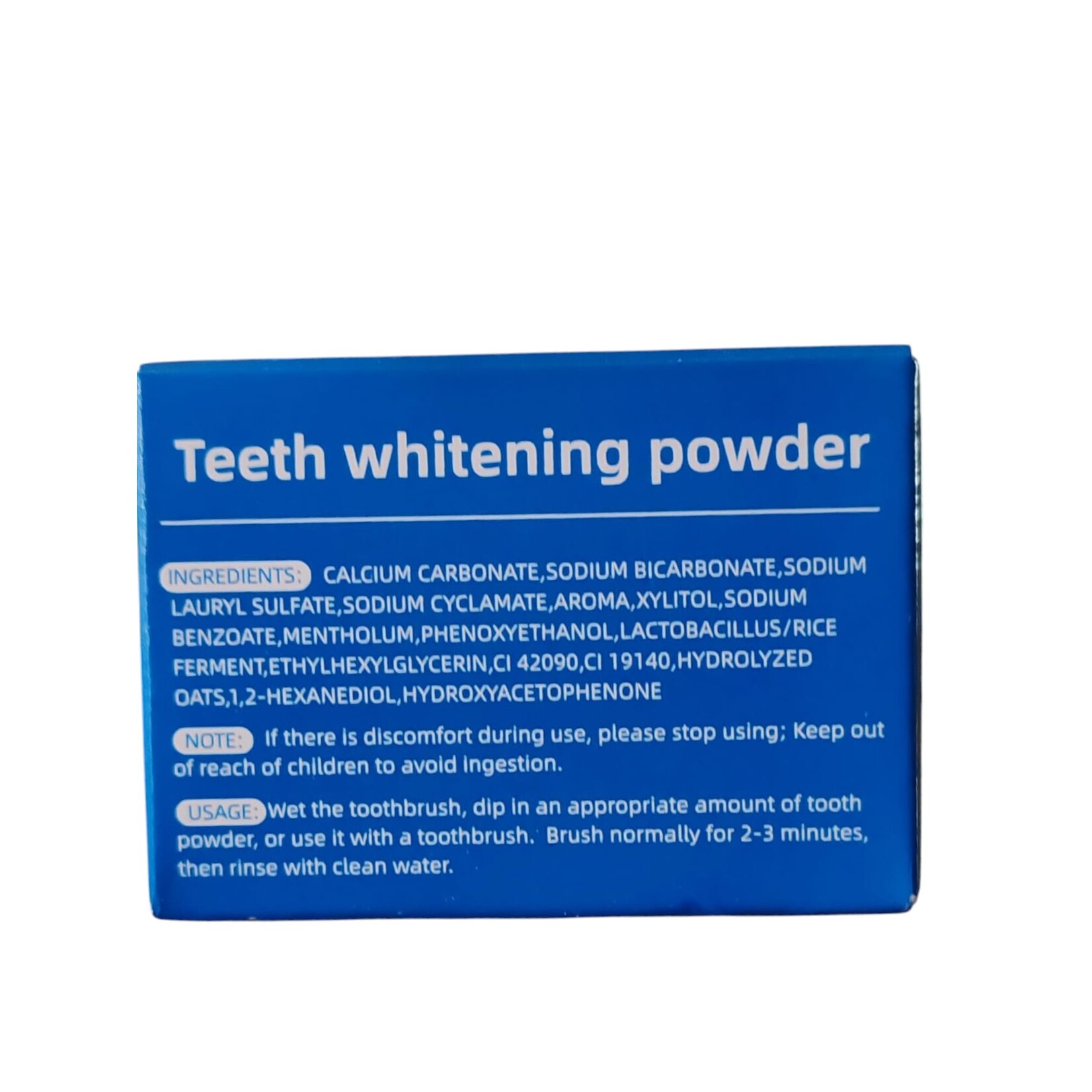 youbuy YouBuy Whitening Tandenbleekpoeder – Natuurlijke Tandbleek Poeder – Voor Wittere Tanden – Verwijdert Vlekken & Tandverkleuring – Frisse Adem – Mondverzorging – Tegen Gele Tanden