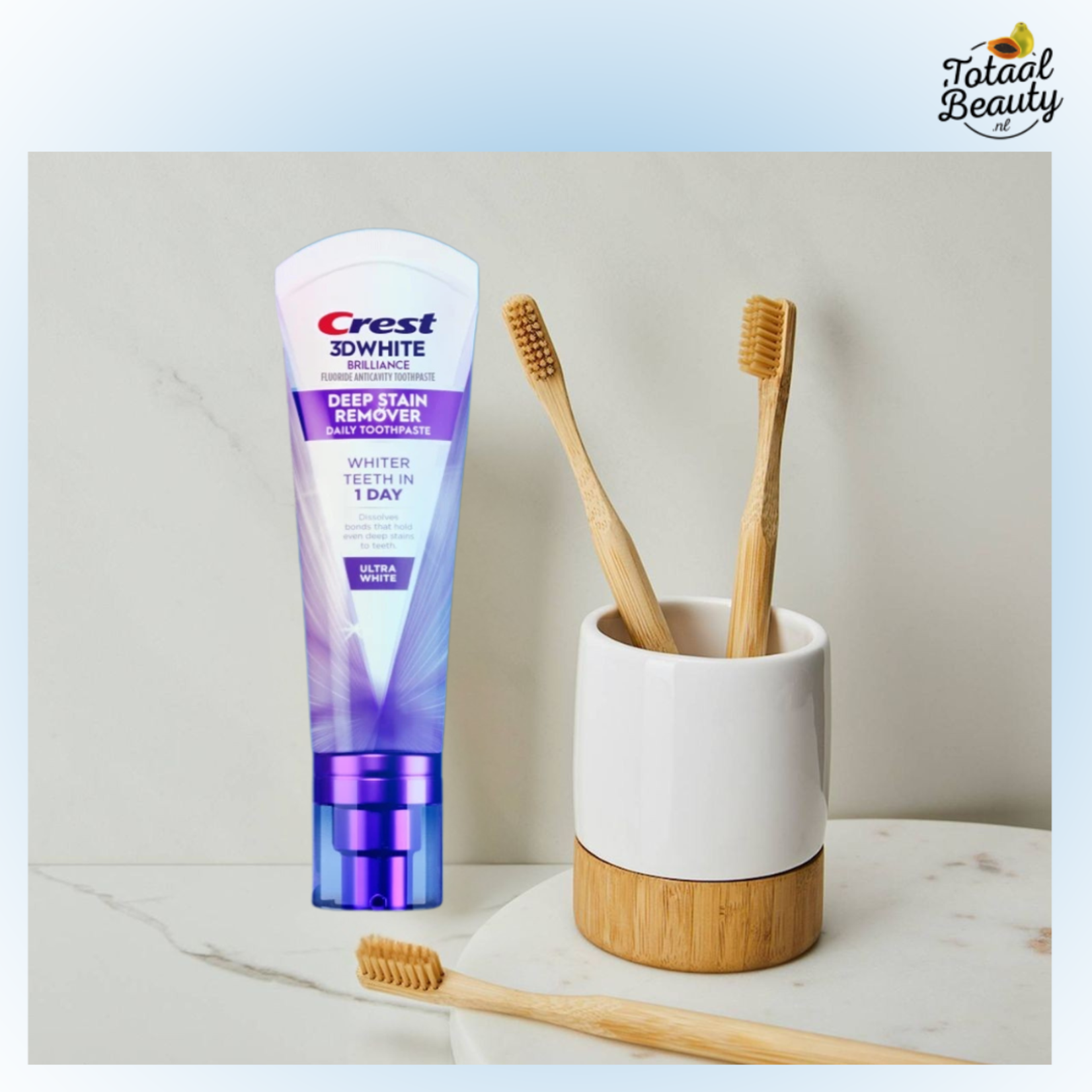 Crest, de nummer één pasta voor de gezondste prachtige lach! Crest 3DWhite Brilliance Deep Stain Remover NEW in the Netherlands