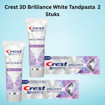 Crest, de nummer één pasta voor de gezondste prachtige lach! Crest 3D White Brilliance Tandpasta – 2 x 121g – Whitening Tandpasta – Wittere Tanden – Verwijdert Vlekken – Anti Cariës – Frisse Adem – Professionele Mondverzorging – Tegen Gele Tanden