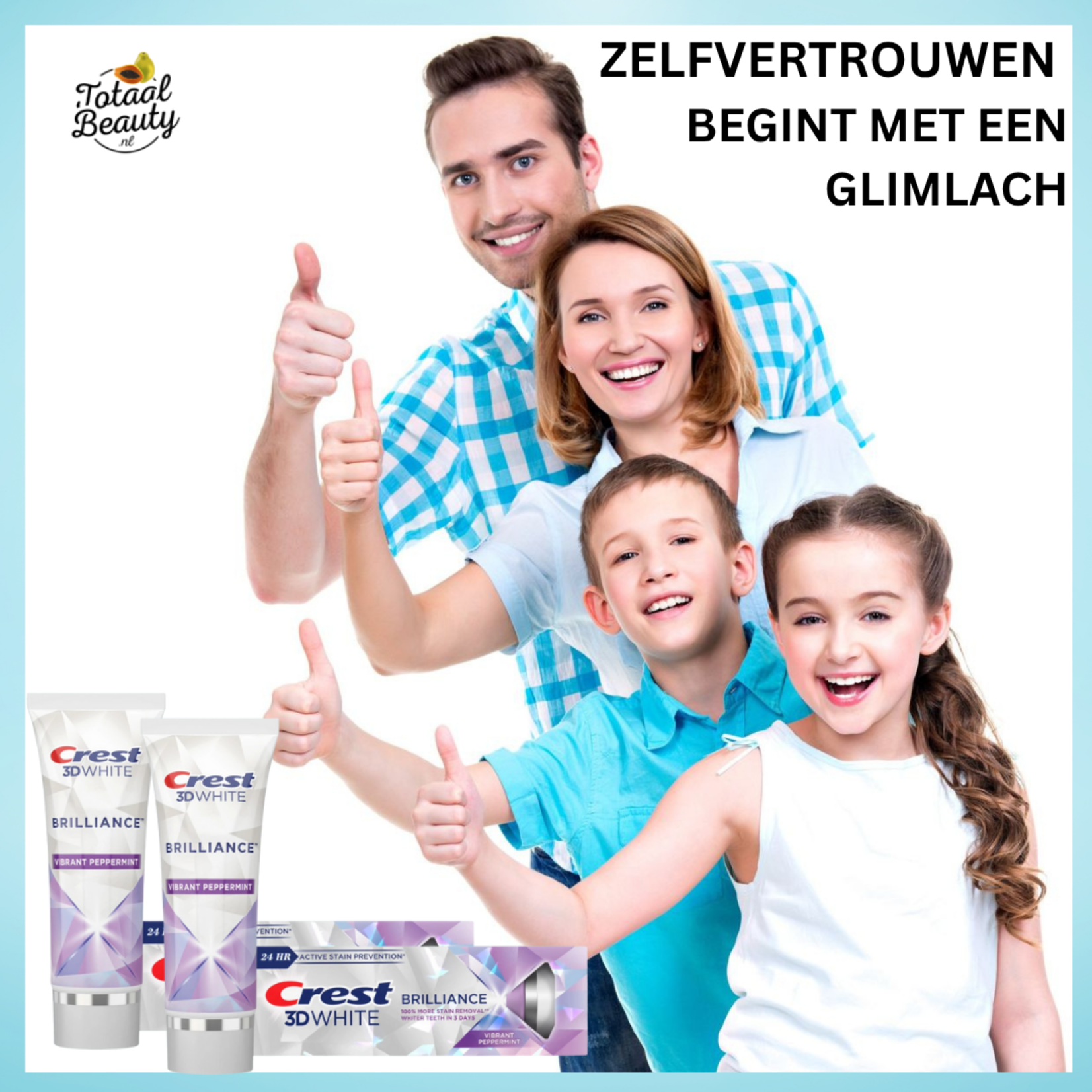 Crest, de nummer één pasta voor de gezondste prachtige lach! Crest 3D White Brilliance Toothpaste – 2 x 121g – Whitening Toothpaste – Whiter Teeth – Removes Stains – Anti-Caries – Fresh Breath – Professional Oral Care – Against Yellow Teeth