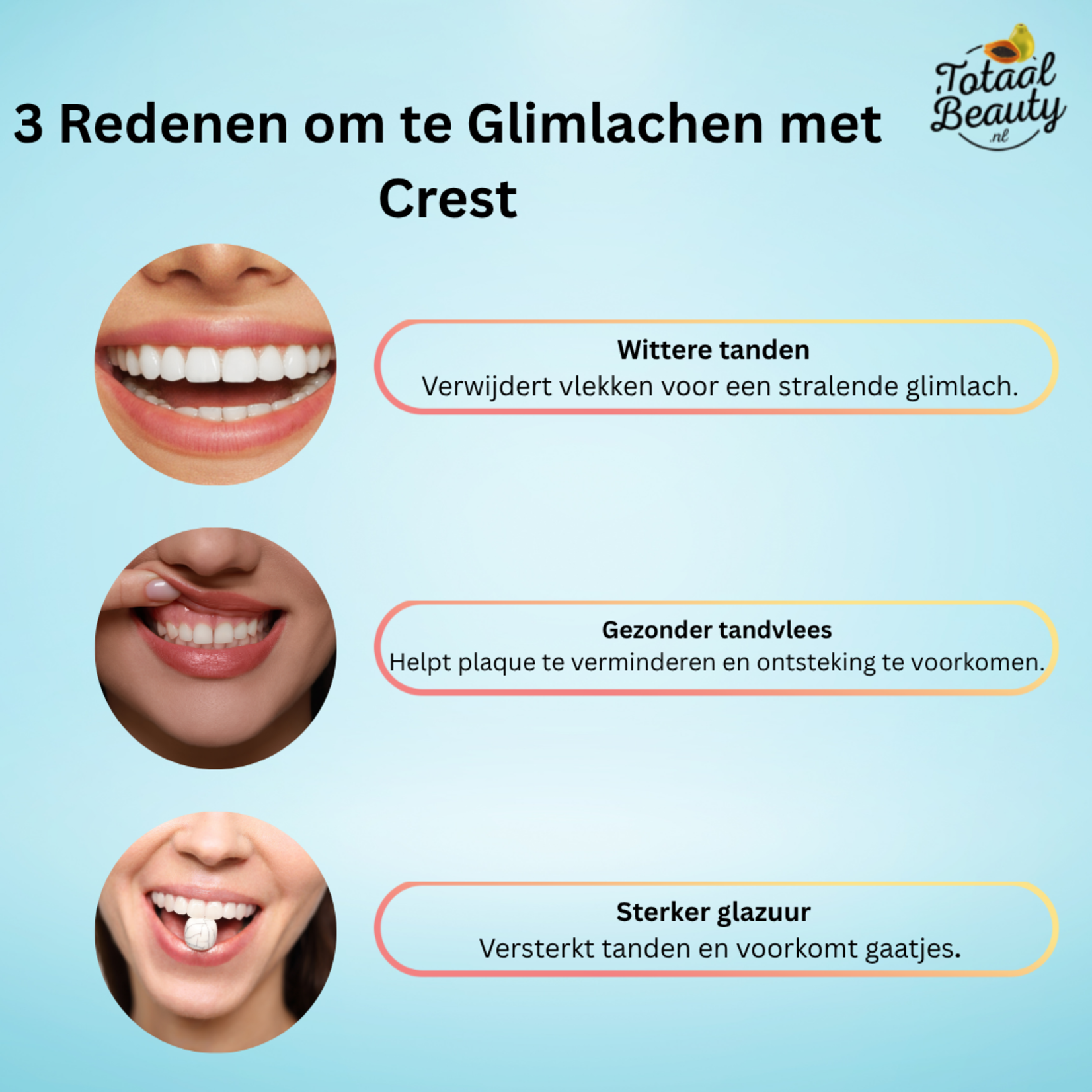 Crest, de nummer één pasta voor de gezondste prachtige lach! Crest 3D White Brilliance toothpaste 121 gr